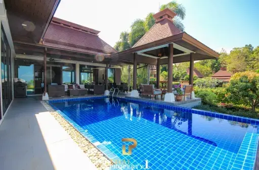 Sea &amp; Rural View Pool Villa At Panorama -  Khao Tao