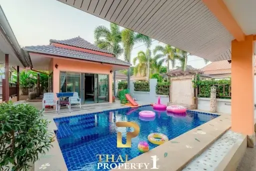 Partly Furnished 3 Bedrooms Pool Villa In Hua Hin Soi 102