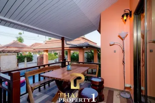 Partly Furnished 3 Bedrooms Pool Villa In Hua Hin Soi 102