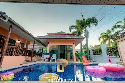 Partly Furnished 3 Bedrooms Pool Villa In Hua Hin Soi 102