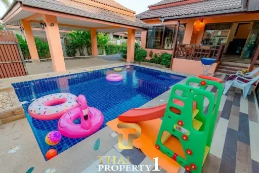 Partly Furnished 3 Bedrooms Pool Villa In Hua Hin Soi 102