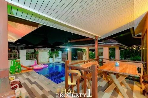 Partly Furnished 3 Bedrooms Pool Villa In Hua Hin Soi 102