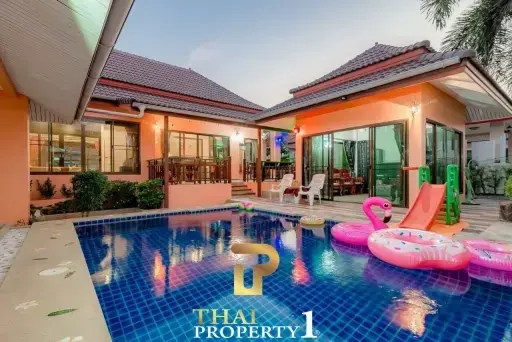 Partly Furnished 3 Bedrooms Pool Villa In Hua Hin Soi 102