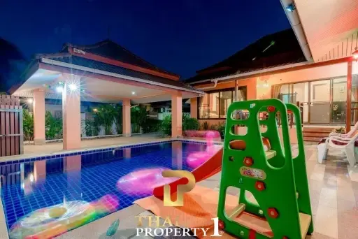 Partly Furnished 3 Bedrooms Pool Villa In Hua Hin Soi 102