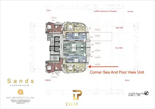 Direct Sea View Corner Unit At Sands Condominium