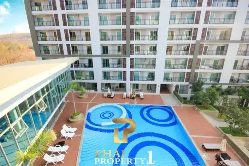 Fully Furnished 1 Bed Condo - Great View - Large Covered Terrace - At Condo 88