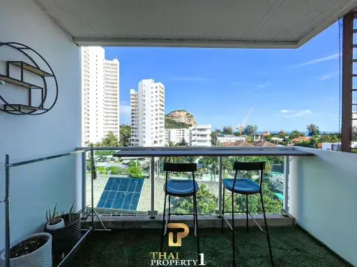 City &amp; Sea View 2 Bedroom Condo For Sale - The Seacraze Hua Hin