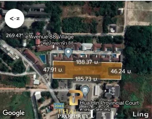 5 Rai Land For Sale - Hua Hin Soi 88 (16.000.000,- /Rai)