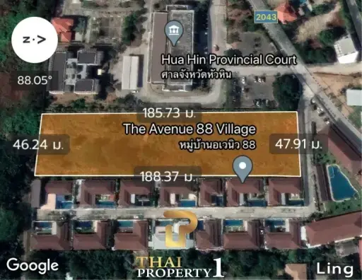 5 Rai Land For Sale - Hua Hin Soi 88 (16.000.000,- /Rai)