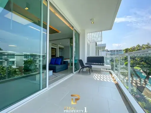 Sea &amp; Green view - Stunning 2 Bedroom Unit For Sale At Wan Vayla Hua Hin