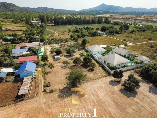 Great 2 Rai Land For Sale - 15 Minutes From Downtown Hua Hin