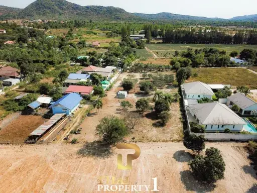 Great 2 Rai Land For Sale - 15 Minutes From Downtown Hua Hin