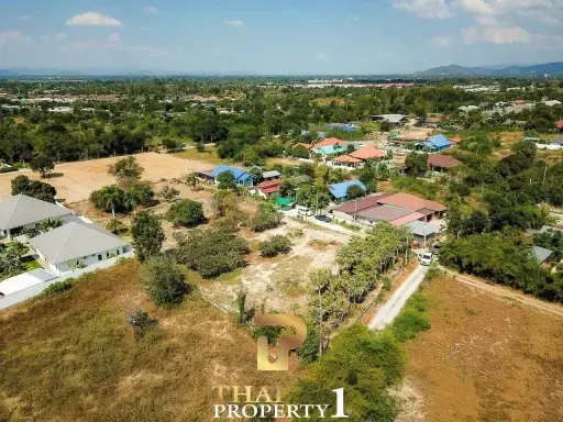 Great 2 Rai Land For Sale - 15 Minutes From Downtown Hua Hin