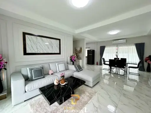 Fully Furnished Newly Renovated One-Story House - Green Field Villas 3 Pattaya