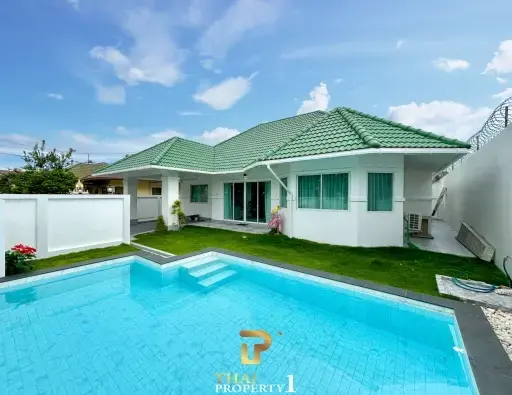 Fully Furnished Newly Renovated One-Story House - Green Field Villas 3 Pattaya