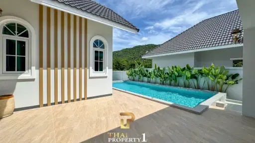 New Unfurnished 3 Bed Pool Villa - Cha Am