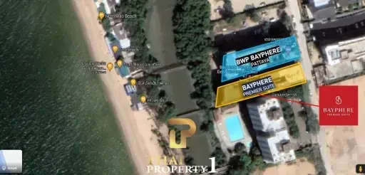 Beachfront 2-Bedroom Condo for Investment - Bayphere Premier Suites Na Jomtien