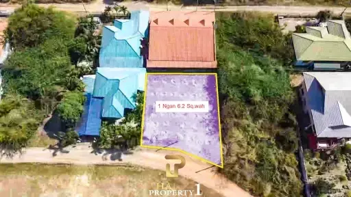 Central 424 Sq.m. Land (1 Ngan 6 Sq.wah) For Sale Hua Hin Soi 112