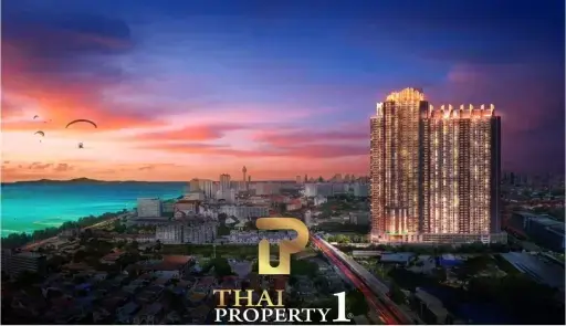 New Condo Project Jomtien 1-Bed Sea View Side - Copacabana Coral Reef