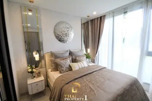 New Condo Project Jomtien 1-Bed Direct Sea View Side - Copacabana Coral Reef