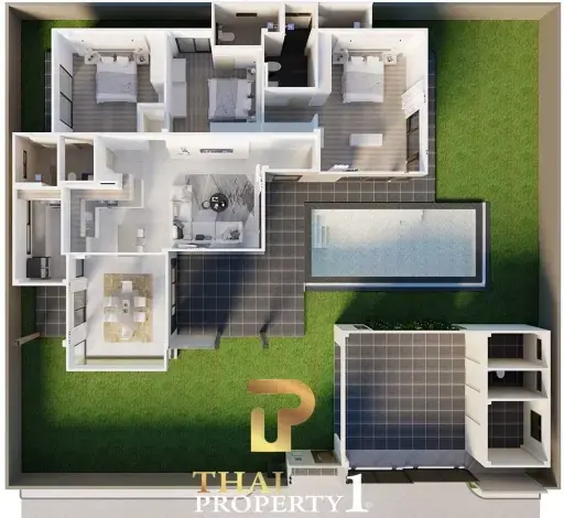 New Luxury Pool Villa Pattaya - Ascent by Baan Pattaya