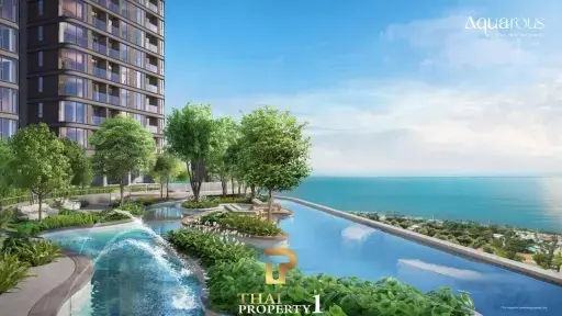 Superior 1 Bedroom Condo for Sale in Jomtien - Aquarous Jomtien Pattaya (Under construction)