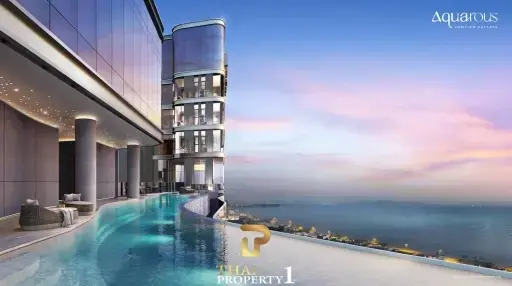 Superior 1 Bedroom Condo for Sale in Jomtien - Aquarous Jomtien Pattaya (Under construction)