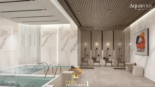 Superior 1 Bedroom Condo for Sale in Jomtien - Aquarous Jomtien Pattaya (Under construction)