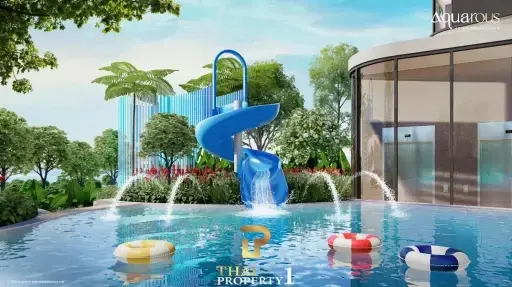 Superior 1 Bedroom Condo for Sale in Jomtien - Aquarous Jomtien Pattaya (Under construction)