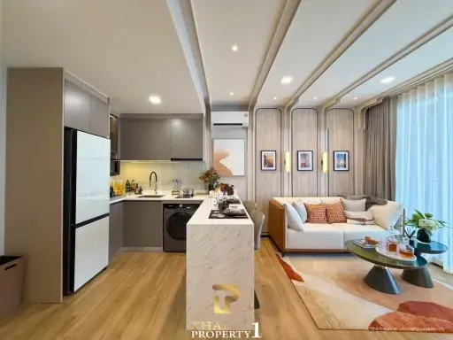 Deluxe Suite 1 Bedroom for Sale in Jomtien - Aquarous Jomtien Pattaya (Under construction)