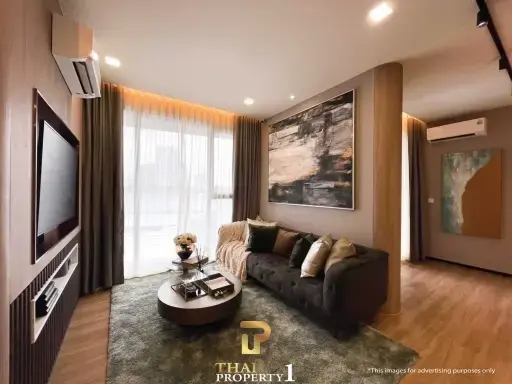 Luxurious High Rise Condo 2 Bedroom for Sale in Jomtien - Aquarous Jomtien Pattaya (Under construction)