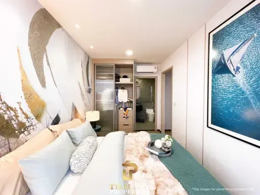 Luxurious High Rise Condo 2 Bedroom for Sale in Jomtien - Aquarous Jomtien Pattaya (Under construction)