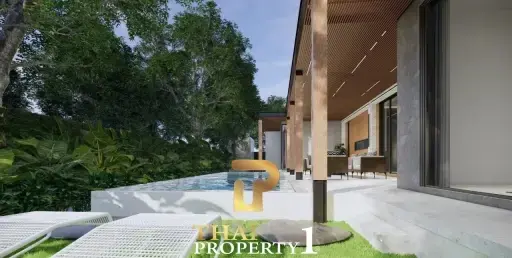 New Modern 3 Bed Pool Villa At Salween Forest Garden - Hua Hin