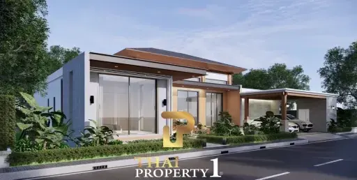 New Modern 3 Bed Pool Villa At Salween Forest Garden - Hua Hin