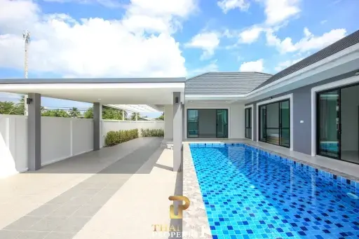 Charming New Modern 3 Bed Pool Villa - Cha Am