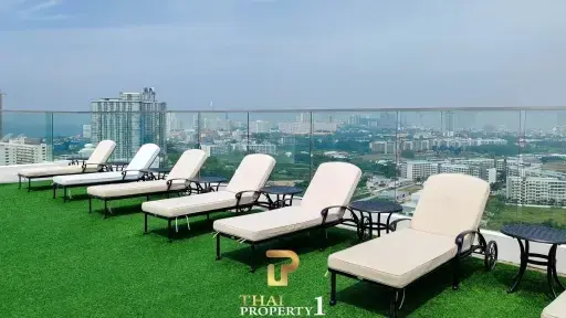 High Floor 2 Bedroom Condo for Sale in Jomtien at The Empire Tower Pattaya - Special Price 6.69M THB