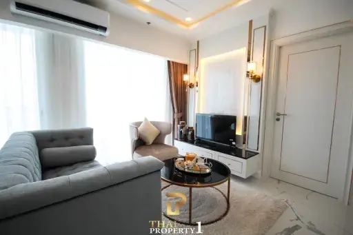 High Floor 2 Bedroom Condo for Sale in Jomtien at The Empire Tower Pattaya - Special Price 6.69M THB