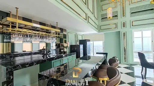 High Floor 2 Bedroom Condo for Sale in Jomtien at The Empire Tower Pattaya - Special Price 6.69M THB