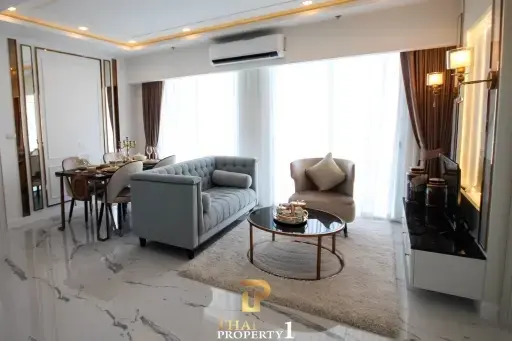 High Floor 2 Bedroom Condo for Sale in Jomtien at The Empire Tower Pattaya - Special Price 6.69M THB