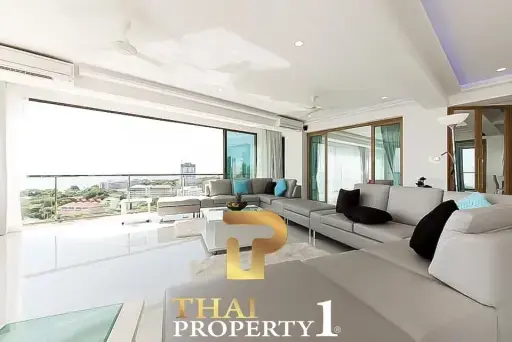 3-Bedroom Penthouse with Panoramic Sea Views - Foreign Ownership in Pratumnak Pattaya Thepthip Mansion