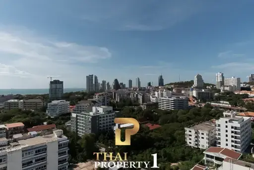 3-Bedroom Penthouse with Panoramic Sea Views - Foreign Ownership in Pratumnak Pattaya Thepthip Mansion