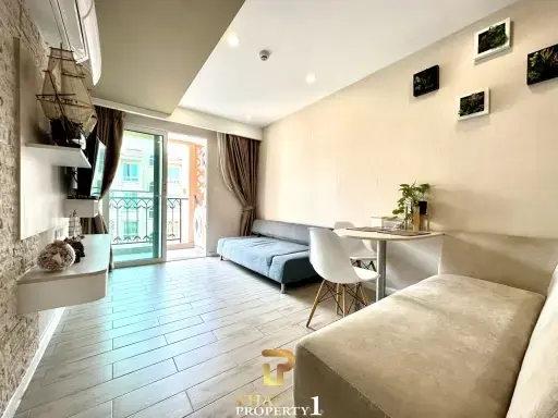 Condo 1 Bedroom For Sale At Seven Seas Jomtien, Pattaya