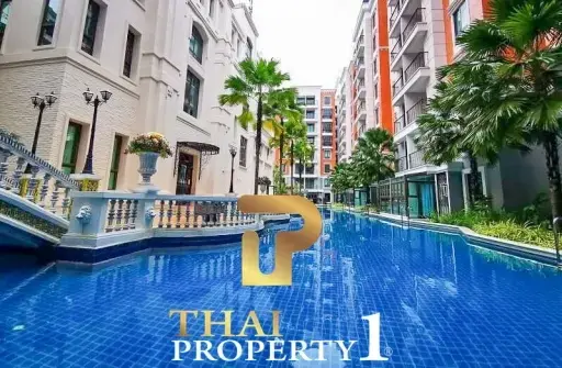 Spacious Pool Access 1 Bedroom Condo for Sale in Jomtien - Espana Condo Resort Pattaya