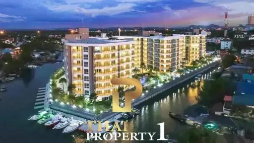 Sea View 2 Bedroom Condo For Sale in Na Jomtien Whale Marina Condominium