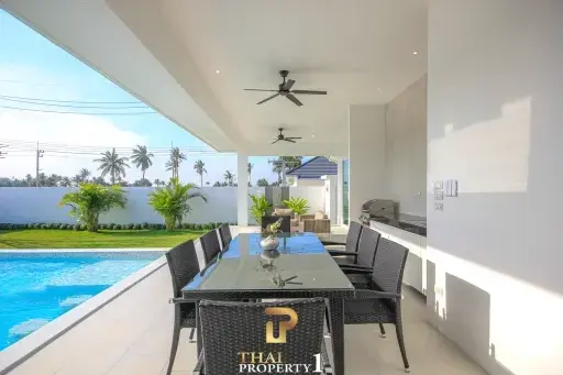 New Elegant 3 Bedroom Pool Villa - EEden Luxe Hua Hin