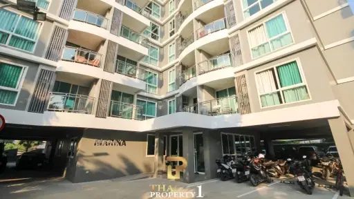 1.99 M THB Studio Condo for Sale in Whale Marina Condominium - Na Jomtien Pattaya