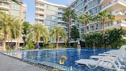 1.99 M THB Studio Condo for Sale in Whale Marina Condominium - Na Jomtien Pattaya