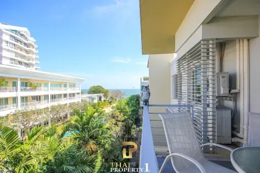 Top Floor Sea View 2 Bedroom Beach Condo Baan San Plume Hua Hin