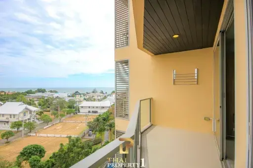 Sea View One Bedroom Condo - Baan Thew Talay Aquamarine Cha Am