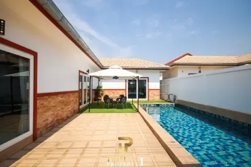 4.9 M Freestanding Pool Villa for Sale in Chaiyapruek East Pattaya Baan Suay Mai Ngam